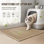Soft Gentle Cat Litter Mat Comfortable Honeycomb Design 1 | PricZone Soft Gentle Cat Litter Mat Comfortable Honeycomb Design 1 | PricZone