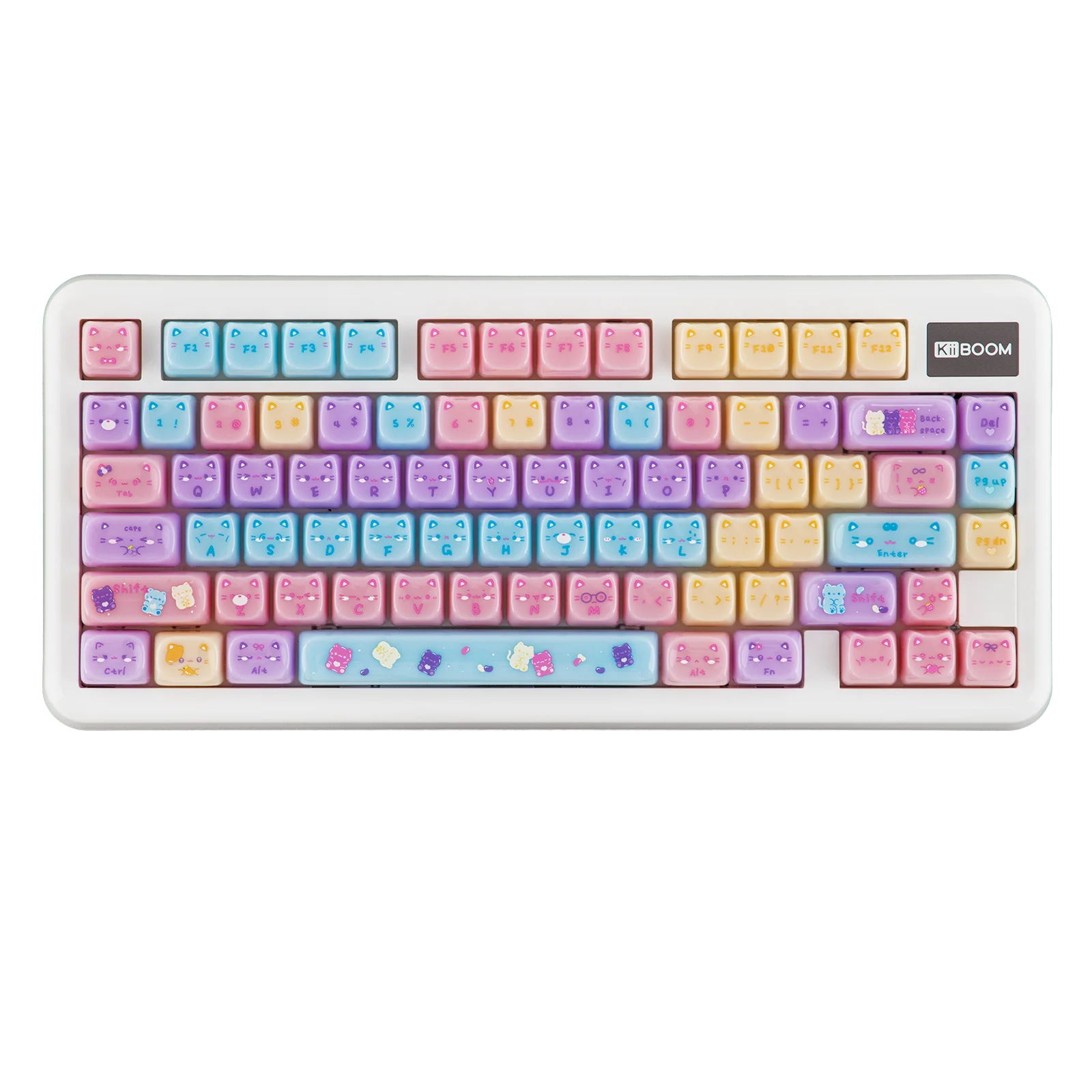 Meow Pudding PC Keycap Set 134 Mao Profile Keys with RGB 6