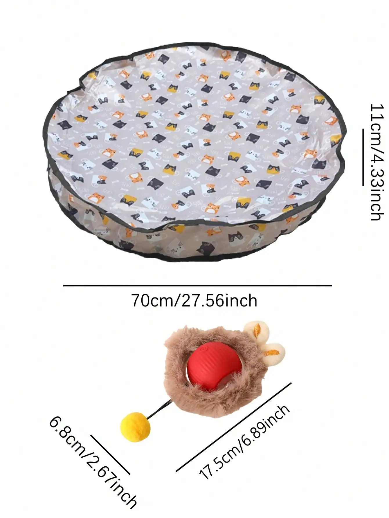 Electric Cat Ball Toy with Lighting and Chasing Feature 2 | PricZone Electric Cat Ball Toy with Lighting and Chasing Feature 2 | PricZone