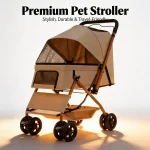 Premium Pet Stroller with Large Space 4 Wheel Stable Cart 5 | PricZone