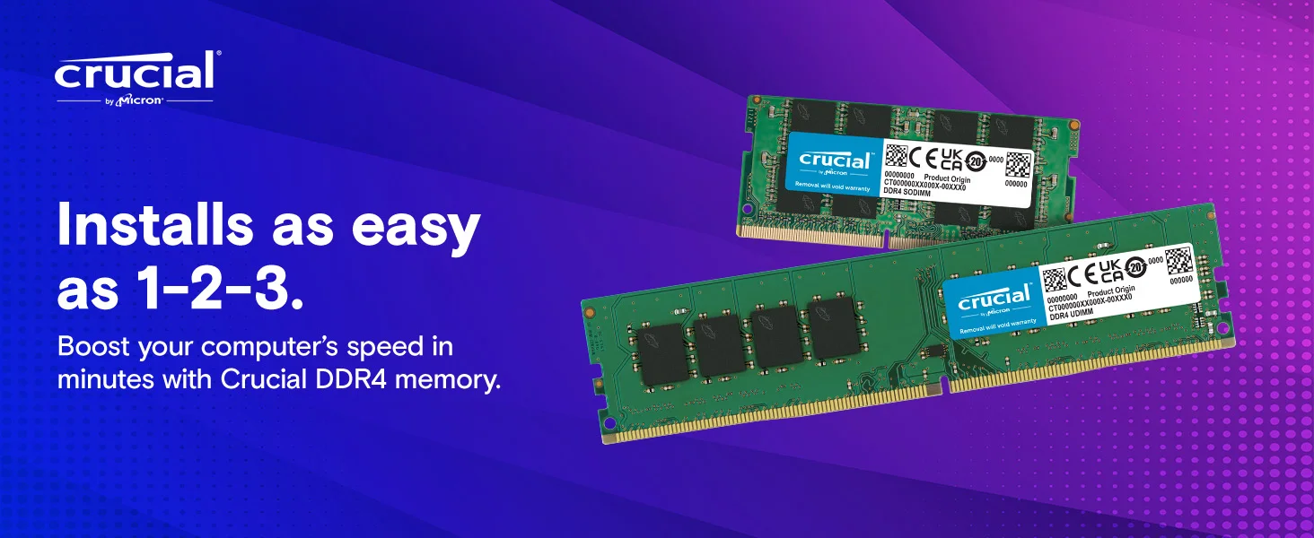 Crucial Ddr4 RAM for Laptops 4Gb 8Gb 16Gb 32Gb 11