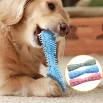 Dog Teething Toy Chew Stick Bite-Resistant Fun Leak-Proof 2