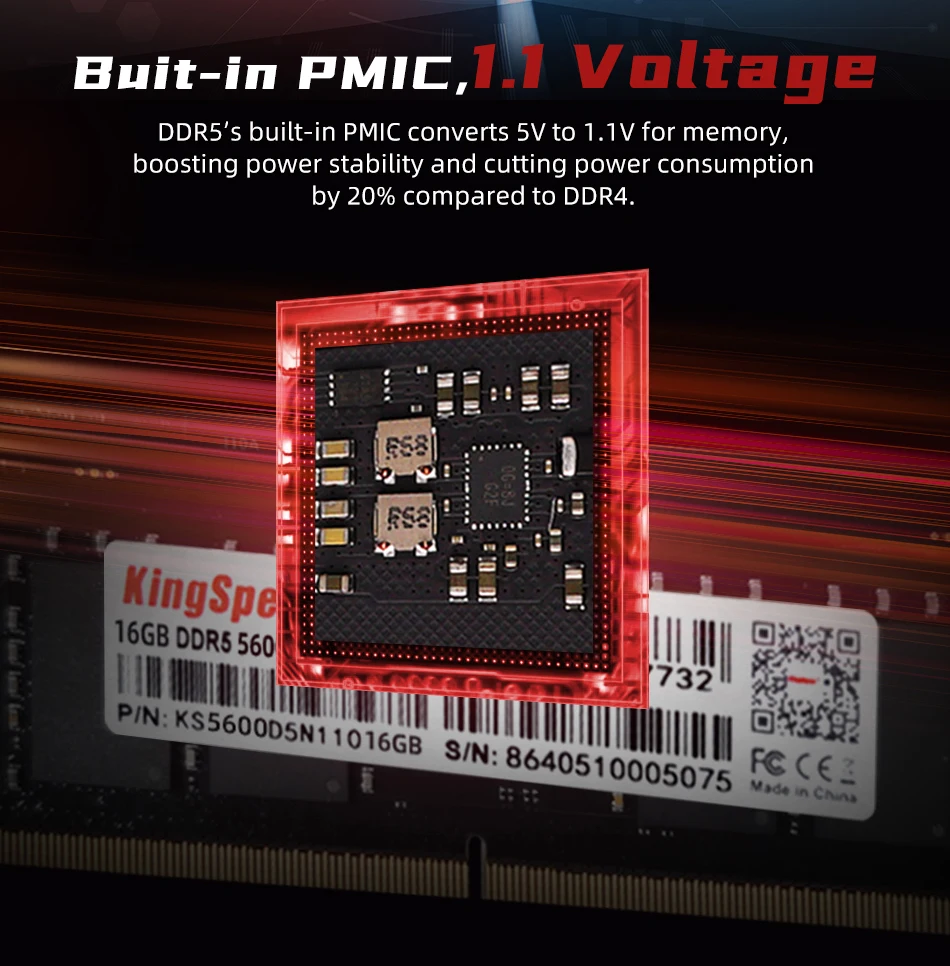 Kingspec 16Gb Ddr5 RAM 5600Mhz Laptop Memory 11