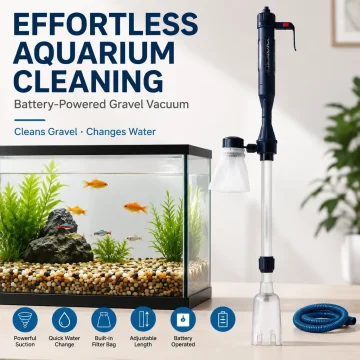 Aquarium Electric Gravel Cleaner Battery Powered Water 1 | PricZone
