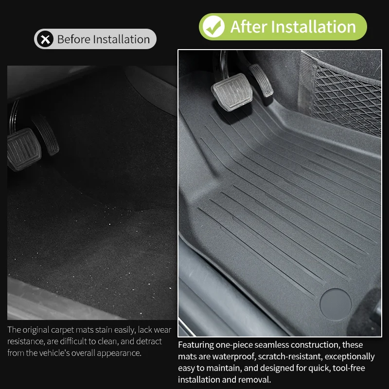 Tesla Floor Mat Model Y 3 Car Trunk Luggage TPE Waterproof 3 | PricZone Tesla Floor Mat Model Y 3 Car Trunk Luggage TPE Waterproof 3 | PricZone