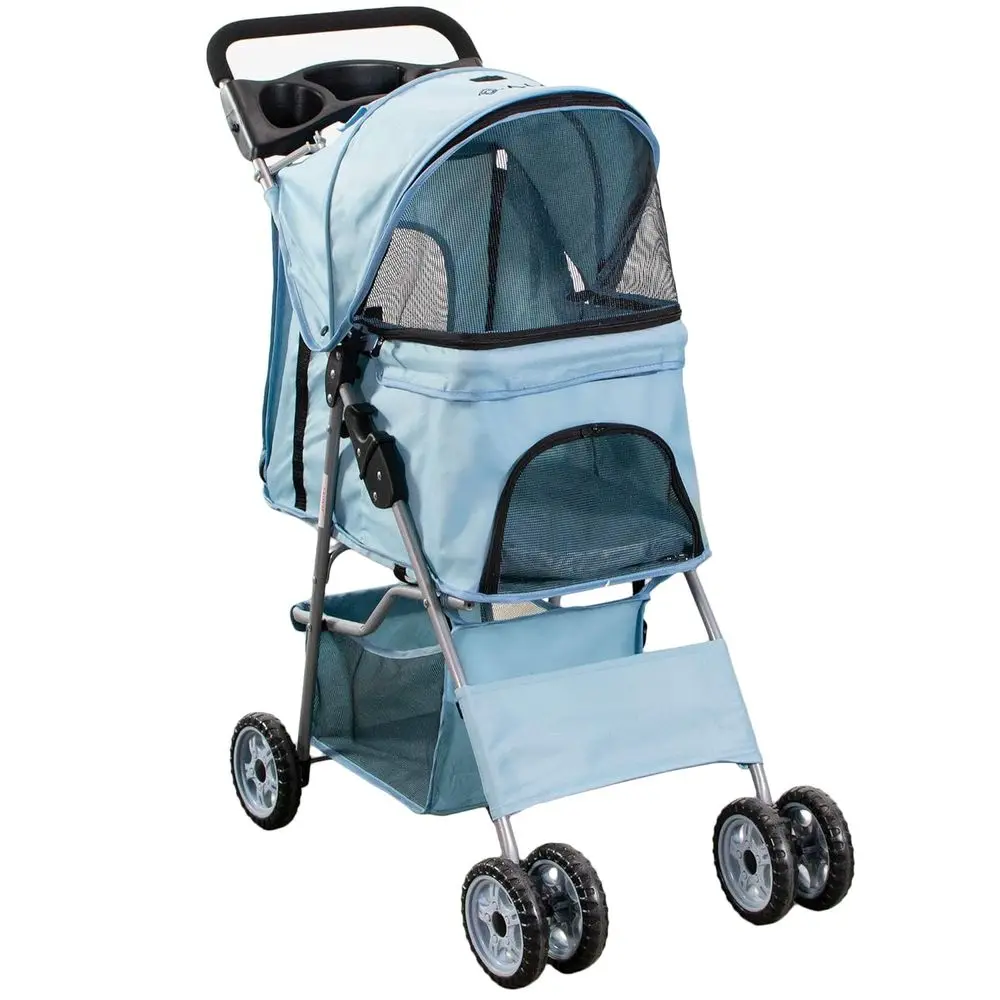 Wheel Pet Stroller Or Cat Dog and More Portable Carrier 1 | PricZone Wheel Pet Stroller Or Cat Dog and More Portable Carrier 1 | PricZone