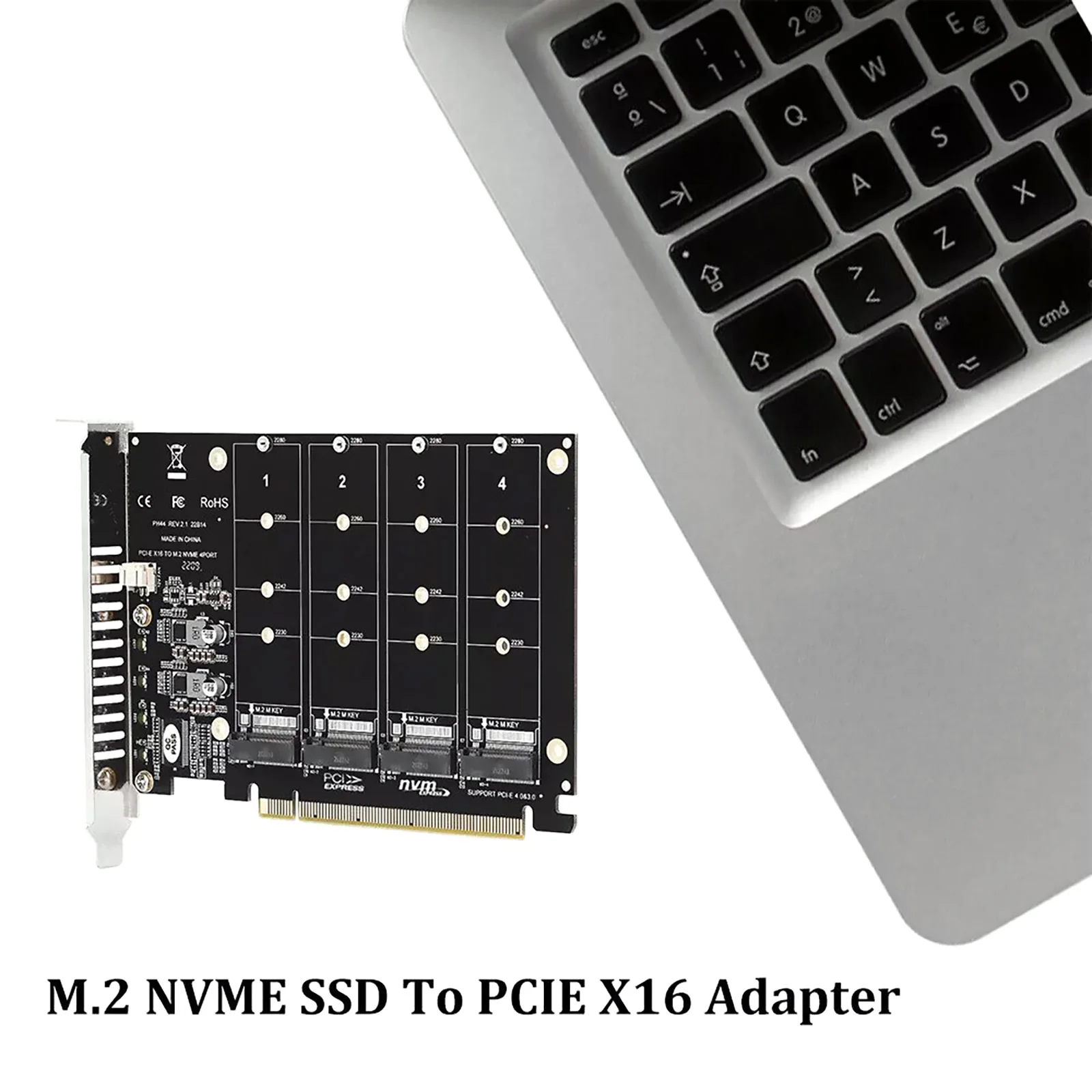 Quad Port M2 Nvme SSD Pcie X16 Expansion Card 1 | PricZone Quad Port M2 Nvme SSD Pcie X16 Expansion Card 1 | PricZone