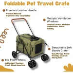 Pet Stroller Oldable Travel Crate for Small and Medium Dog 2 | PricZone Pet Stroller Oldable Travel Crate for Small and Medium Dog 2 | PricZone