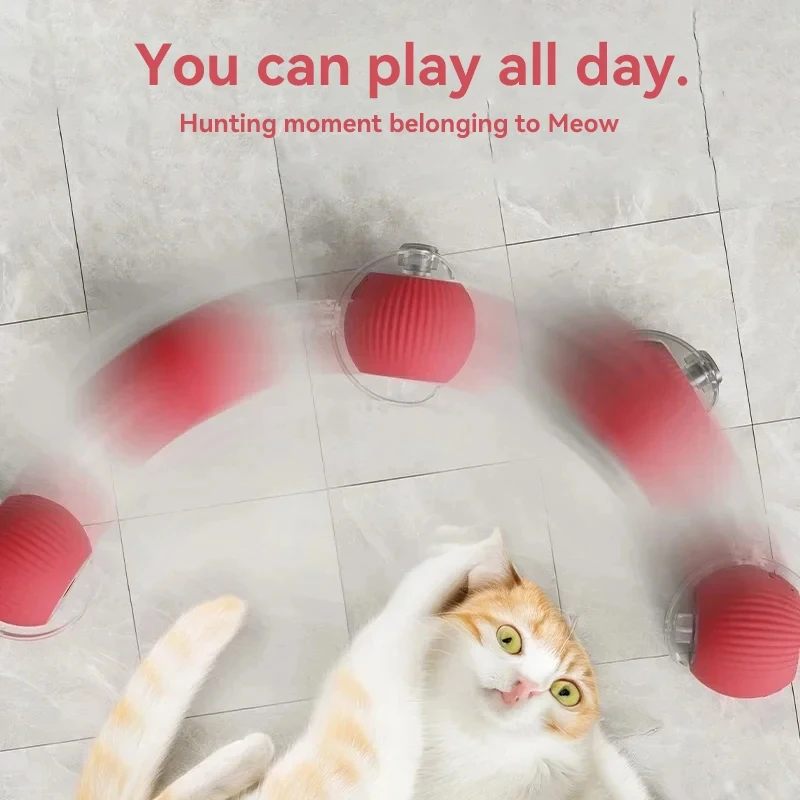 Rechargeable Automatic Rolling Cat Toy with Fake Tail 3 | PricZone Rechargeable Automatic Rolling Cat Toy with Fake Tail 3 | PricZone