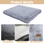 M 4Xl Ultra Soft Plush Dog Bed Pet Cat Calming Sleeping 7 | PricZone