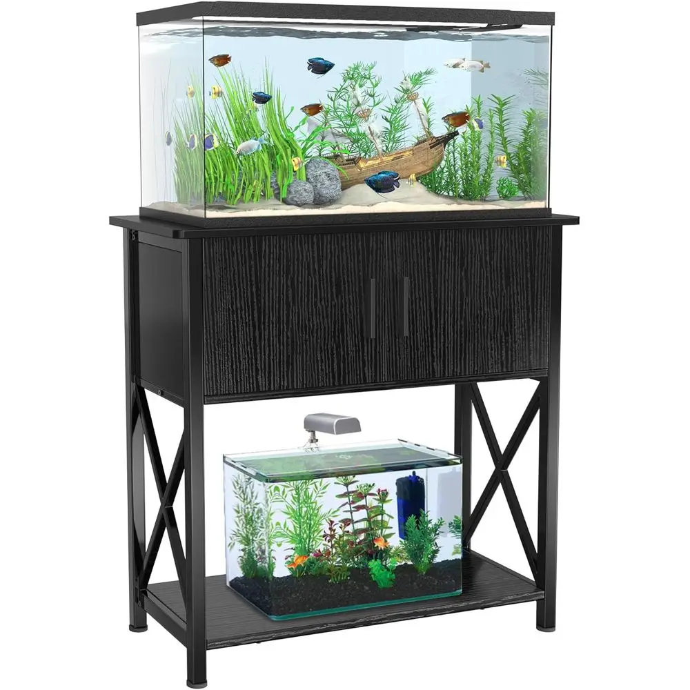 29 Gallon Metal Aquarium Stand with Cabinet Storage Or 20 1 | PricZone 29 Gallon Metal Aquarium Stand with Cabinet Storage Or 20 1 | PricZone
