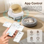Cumrige Champagne Beige Smart SelfCleaning Cat Litter Box 4 | PricZone Cumrige Champagne Beige Smart SelfCleaning Cat Litter Box 4 | PricZone