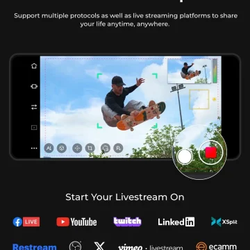 AI-Powered PTZ Streaming Camera with Intelligent App 2