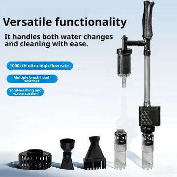 Aquarium Water Change Pump Electric Fish Tank Cleaning Tool 2
