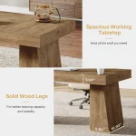 Tribesigns Executive Desk with Double Pedestal 6 | PricZone Tribesigns Executive Desk with Double Pedestal 6 | PricZone