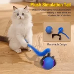 Cat Toy for Indoor Cats Automatic Rolling Ball with LED 2 | PricZone