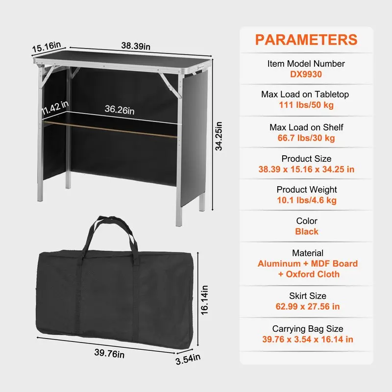 Portable Tradeshow Podium Table with Carrying Case 6 | PricZone Portable Tradeshow Podium Table with Carrying Case 6 | PricZone