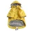 Dog Raincoat with Reflective Buttons and Adjustable Hood