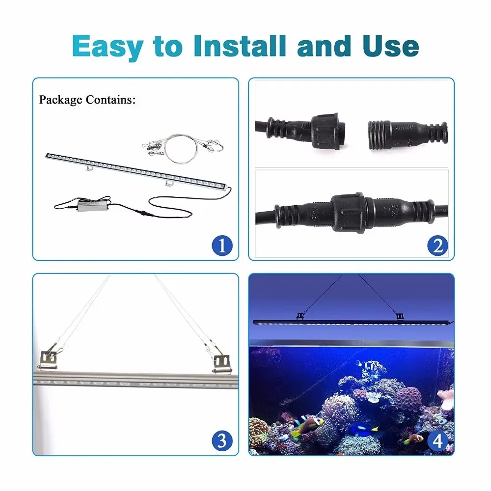 Populargrow 85Cm Light LED Strip Length 81W Aquarium Lamp 5 | PricZone Populargrow 85Cm Light LED Strip Length 81W Aquarium Lamp 5 | PricZone