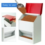 Large Automatic Metal Chicken Feeder Dispenser for Farm 3 | PricZone Large Automatic Metal Chicken Feeder Dispenser for Farm 3 | PricZone