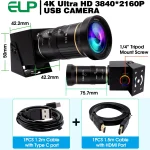 4K USB Camera with Manual Zoom and Variable Focus 4 | PricZone
