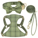 Extra Small Dog Harness Collar and Leash Set with Bowtie 1 | PricZone Extra Small Dog Harness Collar and Leash Set with Bowtie 1 | PricZone