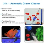 Electric Siphon Filter Fish Tank Sand Washer US Plug 5 | PricZone