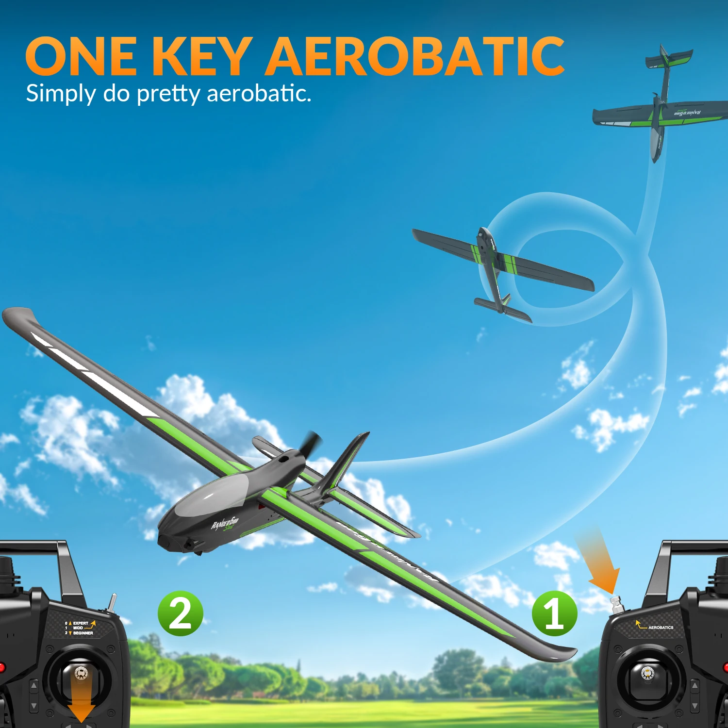 Ranger600 Stunt 4Ch RC Airplane with 6Axis Gyro 5 | PricZone Ranger600 Stunt 4Ch RC Airplane with 6 Axis Gyro 5 | PricZone