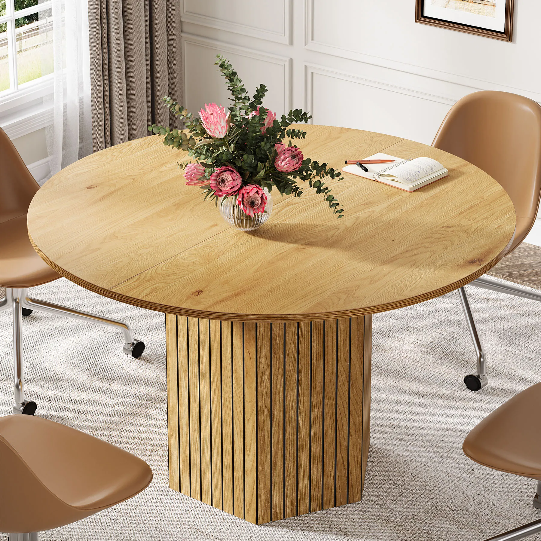Tribesigns Modern Wood Conference Table for 46 People 6 | PricZone Tribesigns Modern Wood Conference Table for 4 6 People 6 | PricZone