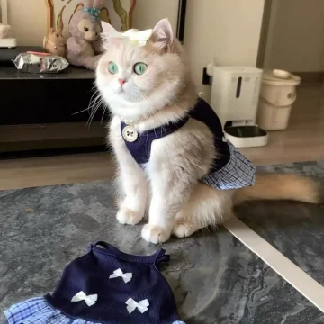 Korean Style Dog Princess Breathable Pet Skirt 2