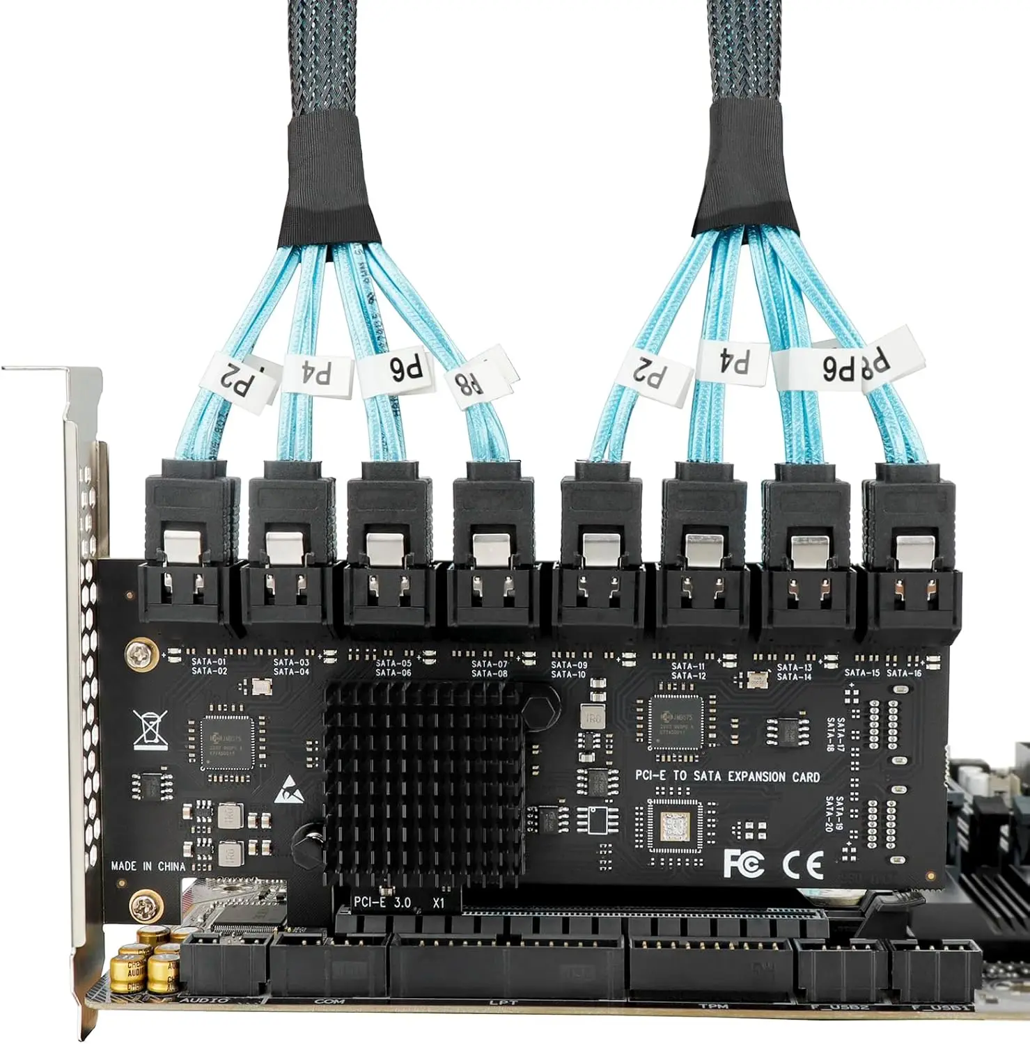 Port SATA 30 SSD Expansion Card PCIe x1 Adapter 3 | PricZone Port SATA 30 SSD Expansion Card PCIe x1 Adapter 3 | PricZone