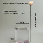 Glass Aquarium Desktop Round Corner Square Tank with Cover 3 | PricZone