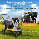 Large Foldable Pet Dog Stroller Rolling Dogs Cat Carrier 7 | PricZone Large Foldable Pet Dog Stroller Rolling Dogs Cat Carrier 7 | PricZone
