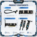 MCIO 50 to PCIe x16 Expansion Kit Dual 8I Riser Card 2 | PricZone
