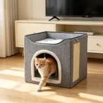 Large Foldable Cat House Pet Supplies Winter Warm Easy 7 | PricZone Large Foldable Cat House Pet Supplies Winter Warm Easy 7 | PricZone