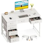 Computer Desk with Storage and 6 Drawers 1 | PricZone