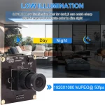1080P 50Fps Low Light Security Camera with Usb30 PC Webcam 5 | PricZone