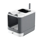 Enclosed Cat Litter Box with Drawer Tray Top Exit Odor 7 | PricZone