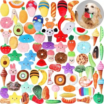 3 4 Pieces Of Randomly Made Dog Squeaky Toys Cute Plush 1 | PricZone