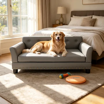 Elevated Dog Sofa for Medium To Large Dogs Couch Bed 2