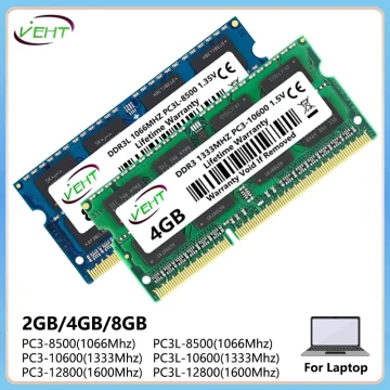 Veht Ddr3 Ddr3L Laptop Memory RAM 2Gb 4Gb 8Gb Sodimm 1
