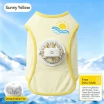 Small Dog Summer Cool Vest with Detachable USB Fan and UV 6 | PricZone Small Dog Summer Cool Vest with Detachable USB Fan and UV 6 | PricZone