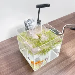 Home Office Desktop Transparent Acrylic Aquarium Water 2 | PricZone