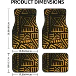 Afrocentric Geometric Car Floor Mats Full Sets 2 | PricZone