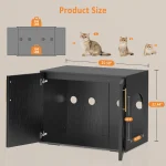 MultiFunctional Hidden Cat Litter Box Enclosure Wooden 4 | PricZone Multi Functional Hidden Cat Litter Box Enclosure Wooden 4 | PricZone