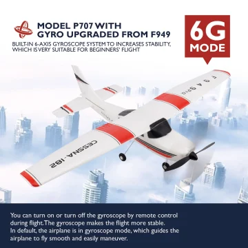 F949 2.4G 3D6G 3Ch RC Airplane Fixed Wing Plane Drone 2