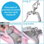 Bunny Harness Leash Set EscapeProof Soft Vest for Rabbit 4 | PricZone Bunny Harness Leash Set Escape Proof Soft Vest for Rabbit 4 | PricZone