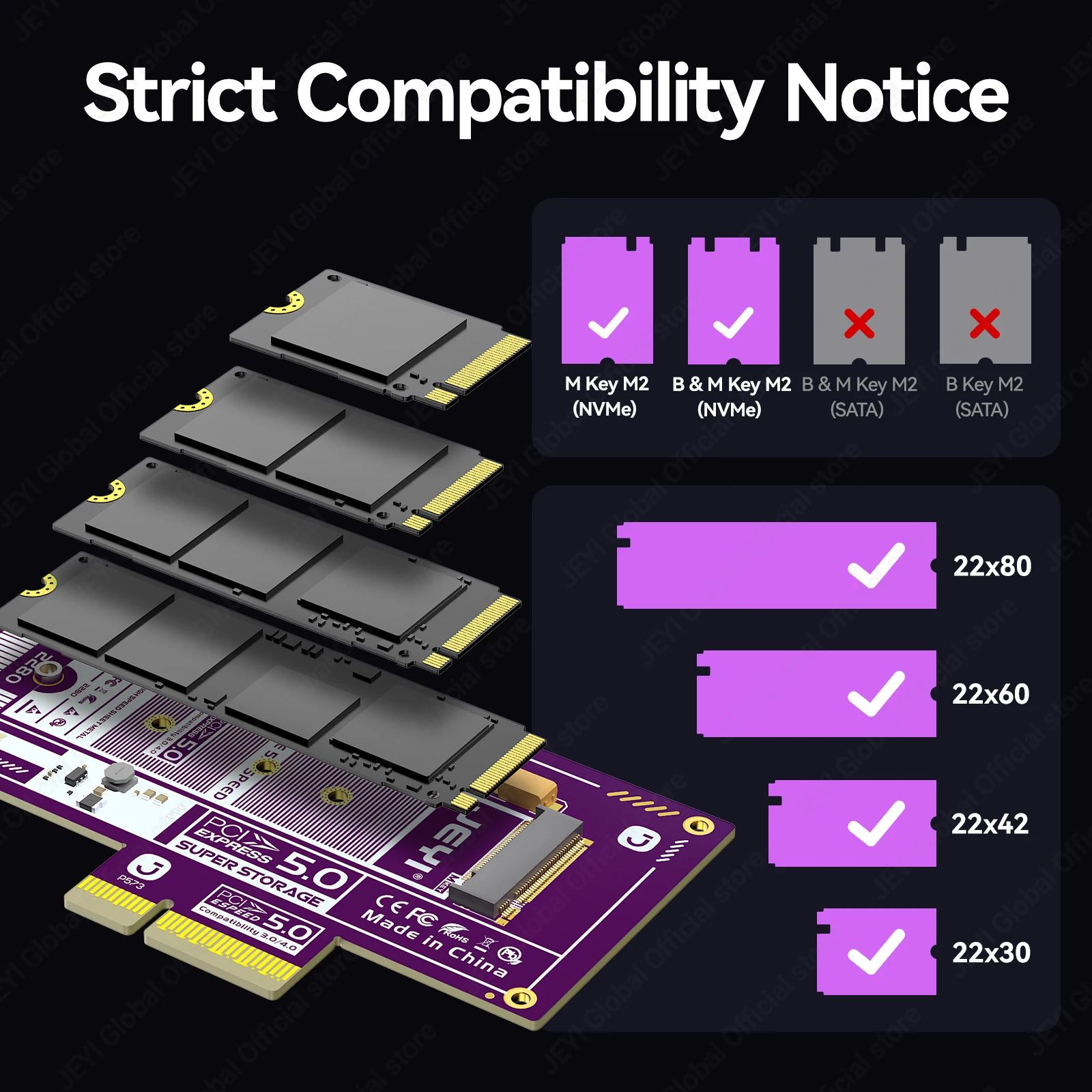 Jeyi Pcie 50 M2 Nvme Expansion Card with Cool Heatsink 3 | PricZone Jeyi Pcie 50 M2 Nvme Expansion Card with Cool Heatsink 3 | PricZone