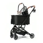 Shipping Cat Strollers for 2 Cats with Detachable Carrier 1 | PricZone