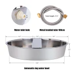 Stainless Steel Automatic Dog Water Feeding Trough Pet 4 | PricZone Stainless Steel Automatic Dog Water Feeding Trough Pet 4 | PricZone
